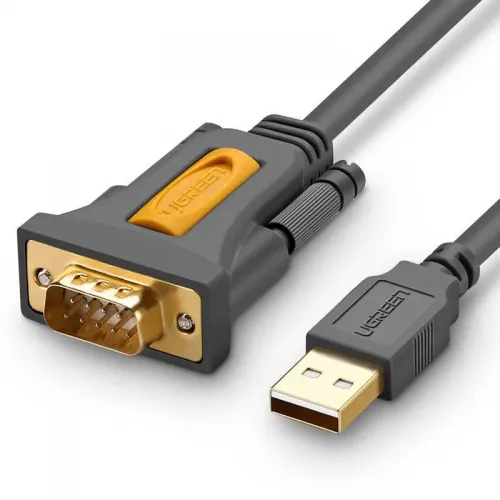 Cablu UGREEN USB la DB9 RS-232, 1.5m, negru
