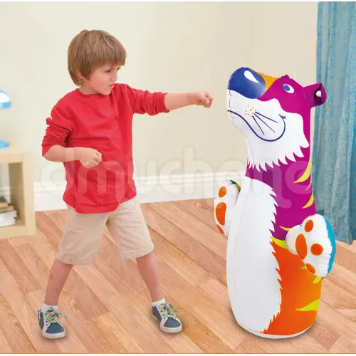 Sac de box gonflabil pentru copii, model tigru INTEX 44669
