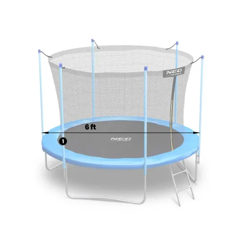 Stalp inferior pentru trambulina cu plasă externă și internă 6 ft Neo-Sport Blue