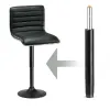 Cilindru cu gaz pentru scaune de bar, negru-crom, 53-73 cm