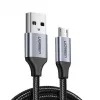 Cablu micro USB UGREEN QC 3.0 2.4A 1.5m, negru
