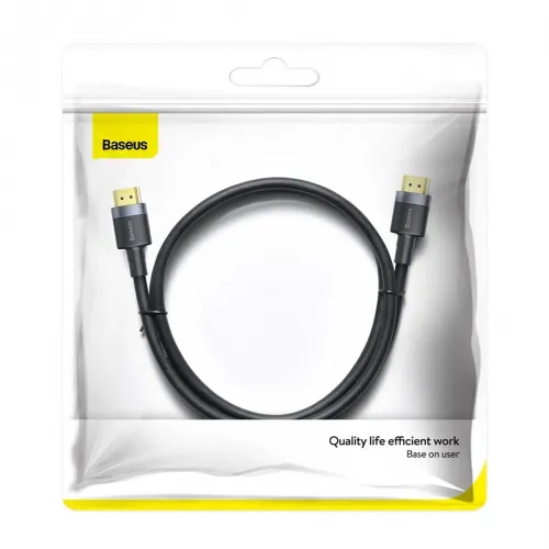 Cablu adaptor Baseus Cafule 4KHDMI la 4KHDMI 2m, negru