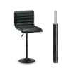 Cilindru cu gaz pentru scaune de bar, negru-crom, 53-73 cm