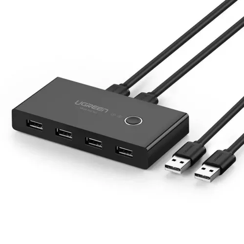 Adaptor USB KVM USB 2x4 UGREEN USB 3.0, negru