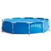 Piscina cu cadru metalic INTEX 28200, rotunda, albastra, 305 x 76 cm