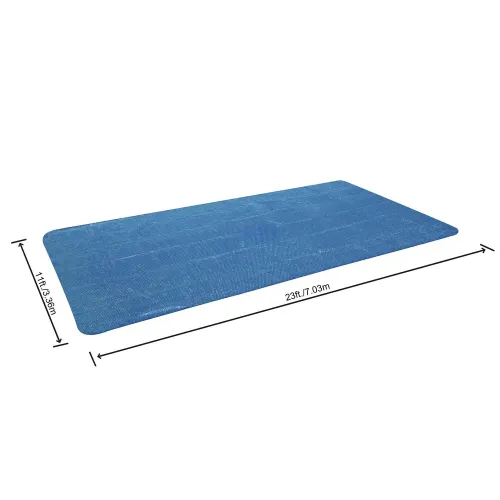 Husa solara pentru piscine cu cadru metalic, 703 x 336 cm, Bestway 58228