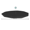 Prelata rotunda pentru piscine cu cadru metalic 488 cm, Bestway 58249