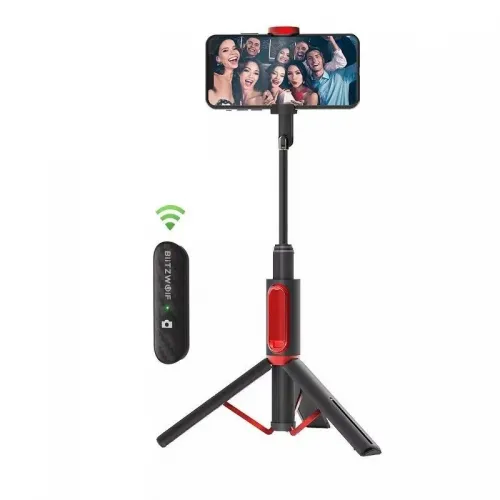 Selfie stick, trepied Bluetooth BlitzWolf BW-BS10 pentru smartphone-uri