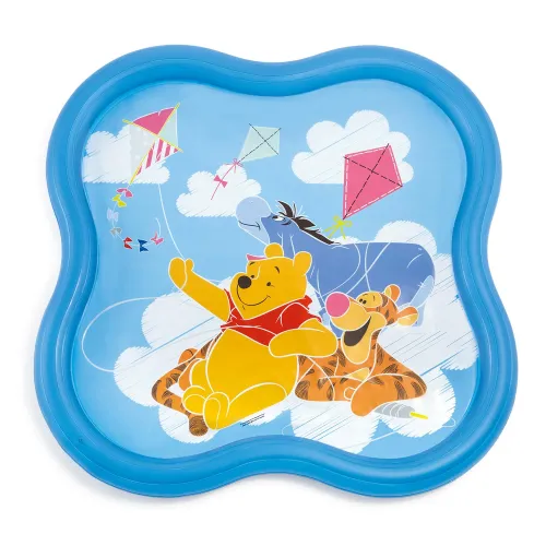 Piscina gonflabila pentru copii Winnie the Pooh, 140 x 140 cm, INTEX 58433