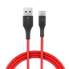 Cablu USB-C BlitzWolf BW-TC15 3A 1,8 m, roșu