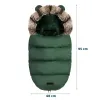 Sac de dormit pentru copii Elmi Ricokids, 95x48 cm, verde kaki
