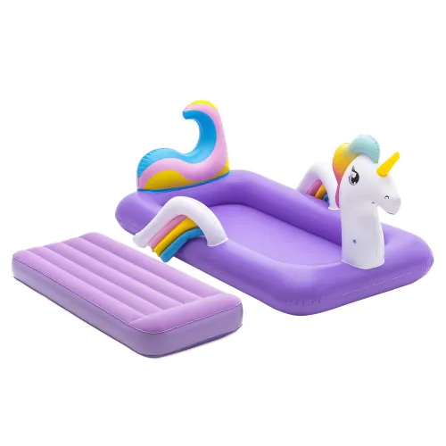 Saltea pentru copii Bestway 67713, model unicorn, culoare mov